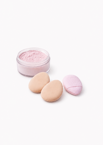 Mini Precision Powder Puff Trio (Pink & Black)